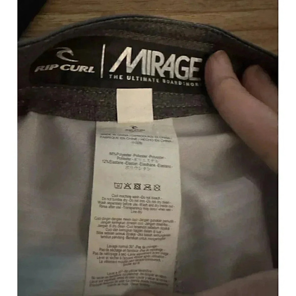 Rip Curl Boardshorts Men’s Size 28, Blue Stripes Beach Swim Shorts - Picture 9 of 11